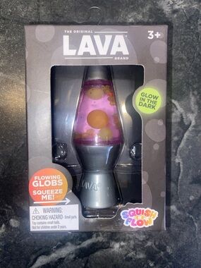 Schylling Squish N’ Flow Glow In The Dark Lava Lamp